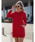 Rochie DSTREET EY1935 ROŞU