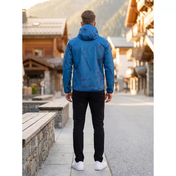  Jachetă softshell premium pentru bărbați ALTISPORT VOJ/ALM079JACK01 ALBASTRU 