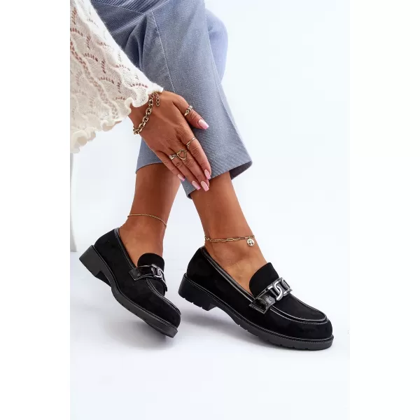  Mocasini de dama S.BARSKI HY350A NEGRU 