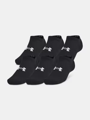 Șosete UNDER ARMOUR UNISEX UA TC NO SHOW (3 PÁRY) 1386313-001 NEGRU