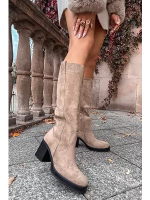 Cizme de dama BOTO SANELLE 40149 KAKI