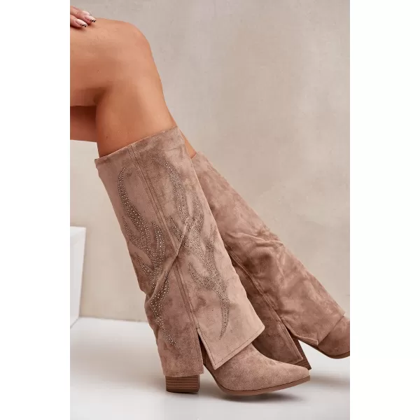  Cizme de dama BOTO IVILTA 35121 KAKI 