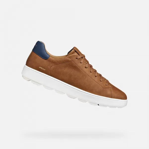  Adidași pentru bărbați GEOX SPHERICA ECUB-1 G014537 MARO DESCHIS 
