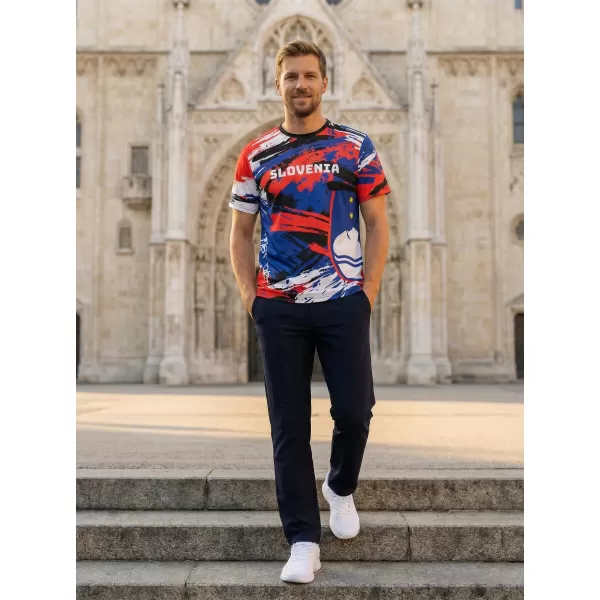  Tricou premium pentru bărbați ALTISPORT VOJ/ALM036SI/TR01 DUNGI 