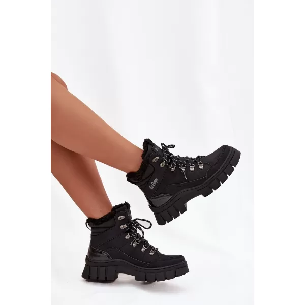  Cizme de iarna dama LEE COOPER LCJ-25-31-3911 NEGRU 