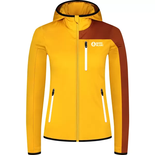  Hanorac pentru femei powerfleece NORDBLANC RIVA NBWFL8292 CHIHLIMBAR 