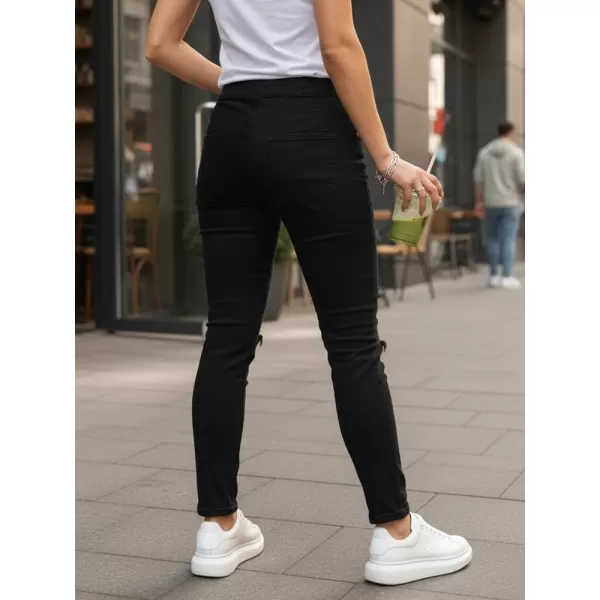  Pantaloni de dama DSTREET UY2857 NEGRU 