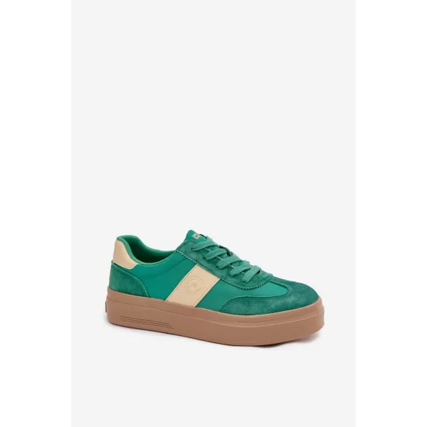  Adidasi de dama BIG STAR TT274163 VERDE Pantofi Big Star 