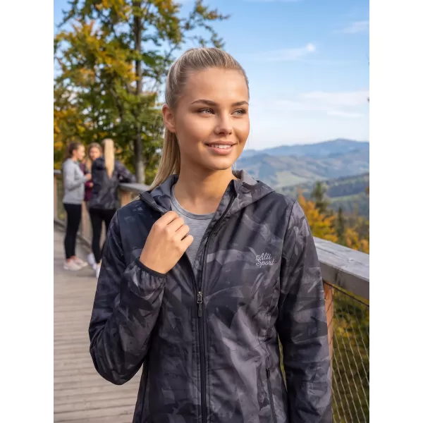  Jachetă softshell premium pentru femei ALTISPORT VOJ/ALW096JACK01 NEGRU 