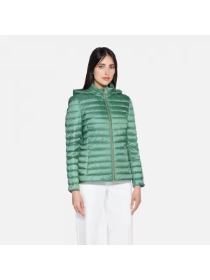 Jachetă de puf de damă GEOX JAYSEN G012392 TURCOAZ
