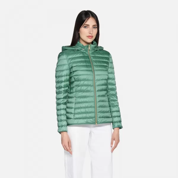  Jachetă de puf de damă GEOX JAYSEN G012392 TURCOAZ 