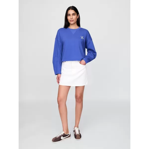  Hanorac de dama GAP LOGO HORSESHOE SWEATSHIRT 767368-02 ALBASTRU ORBITOR 