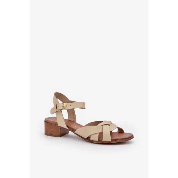  Sandale de dama ZAZOO 40372 BEJ 
