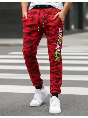 Pantaloni pentru bărbați DSTREET UX3514 ROŞU