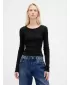 Tricou pentru femei GAP LONGSLEEVE LOGO TEE 801017-04 NEGRU