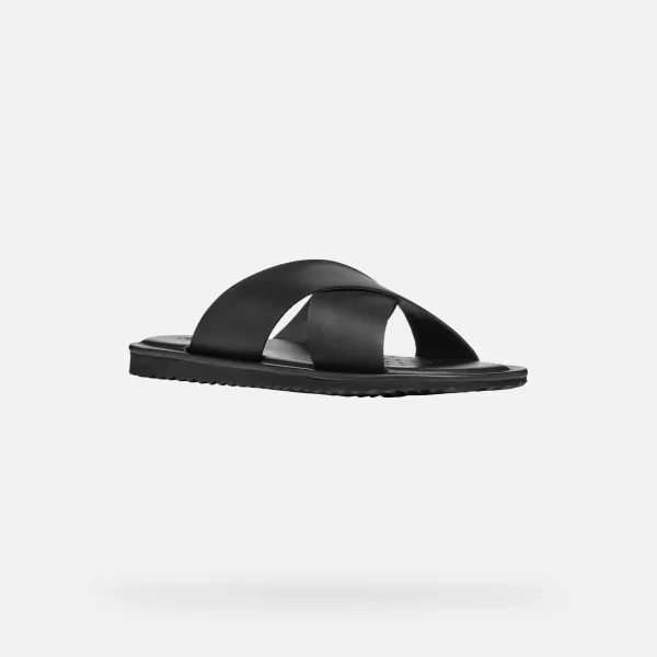  Sandale pentru bărbați GEOX ERICE G002620 NEGRU 