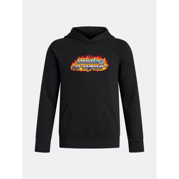 Hanorac pentru băiat UNDER ARMOUR UA RIVAL FLC FLAMIN WDMRK HD 6003781-001 NEGRU 