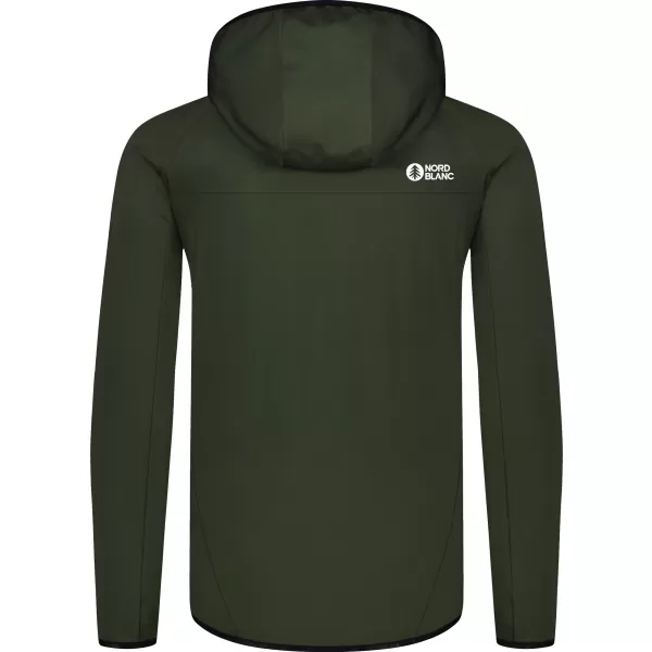  Hanorac powerfleece pentru bărbați NORDBLANC CREEK NBWFM8280 VERDE 