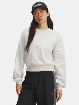 Hanorac de dama UNDER ARMOUR UA ICON VIDA FLC CREW ALB