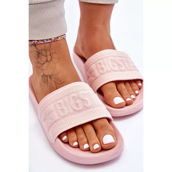  Papuci dama BIG STAR LL274A157 ROZ Pantofi Big Star 