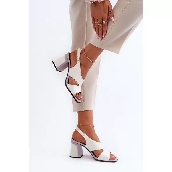  Sandale de dama D&A MR38-153 ALB 