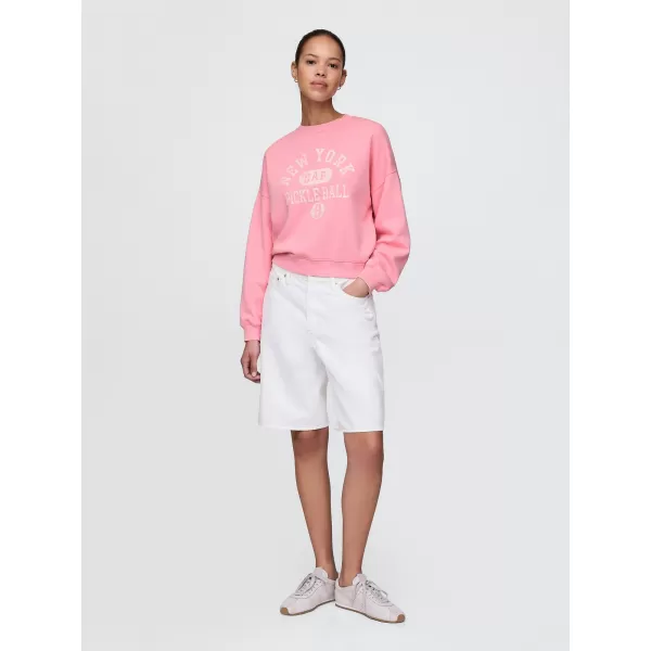  Hanorac de dama GAP LOGO SWEATSHIRT 548299-20 POATE ROZ 