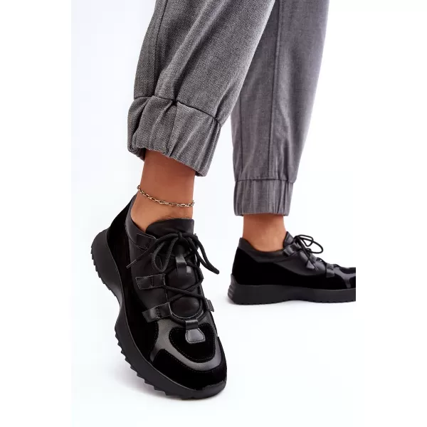  Pantofi de dama ZAZOO M01/2 28256 NEGRU 