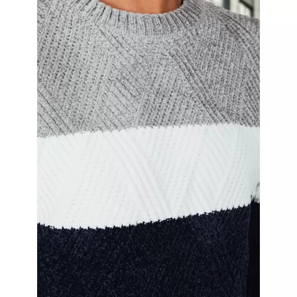  Pulover pentru bărbați DSTREET WX2320 ALBASTRU ÎNCHIS/GRI DESCHIS 
