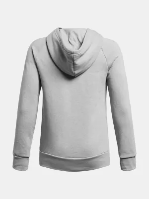 Hanorac pentru băiat UNDER ARMOUR UA RIVAL FLEECE BL HOODIE 1379791-011 GRI