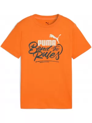 Tricou pentru copii PUMA MID90S GRAPHIC TEE III 688472-26 STRĂLUCIRE PORTOCALIE