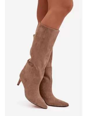 Cizme de dama BOTO JEHLU 40518 BROWN MARO