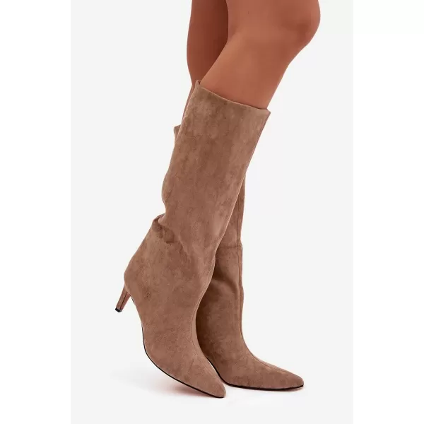  Cizme de dama BOTO JEHLU 40518 BROWN MARO 