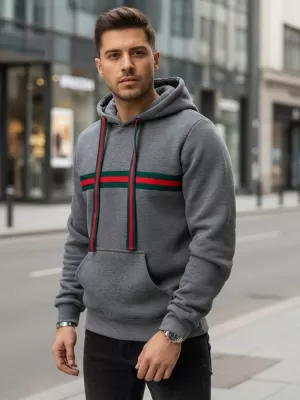 Hanorac pentru bărbați DSTREET BX5937 GRI