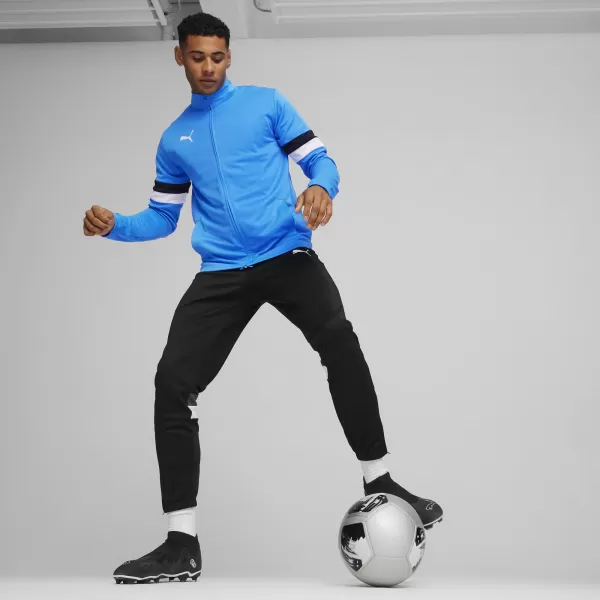  Set trening pentru bărbați PUMA TEAMRISE TRACKSUIT 658653_02 IGNITE BLUE/ APRINDE ALBASTRU/NEGRU PUMA 