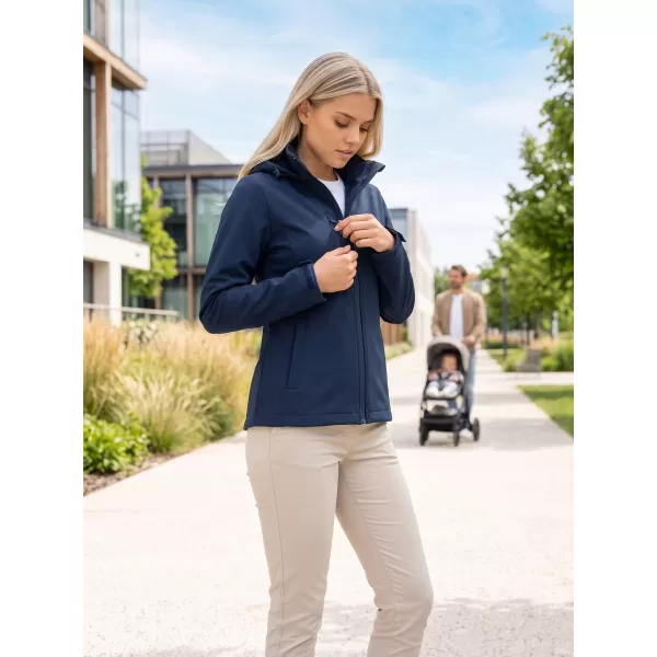  Jachetă softshell pentru femei ALTISPORT NoPrint NP/ALW945 ALBASTRU MARIN 