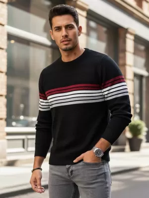 Pulover pentru bărbați DSTREET WX2322 NEGRU