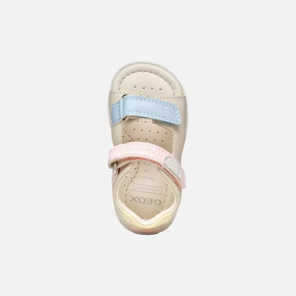  Sandale pentru fete GEOX SANDAL MACCHIA B254WA08502C1M2M BEJ 