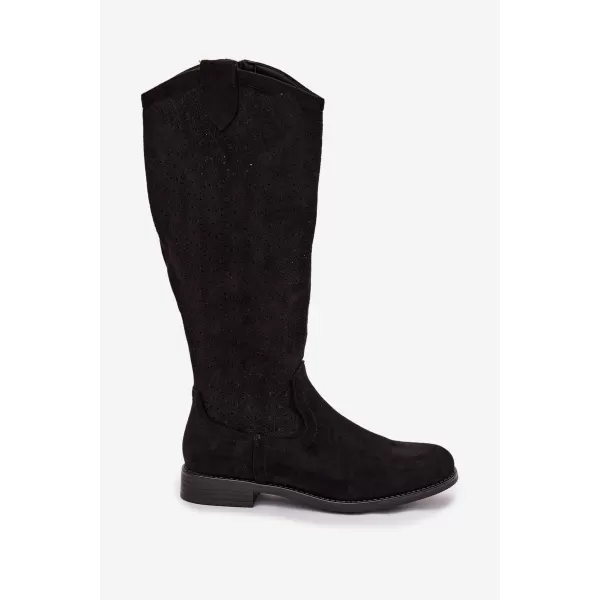  Cizme de dama S.BARSKI HY61-8022 NEGRU 
