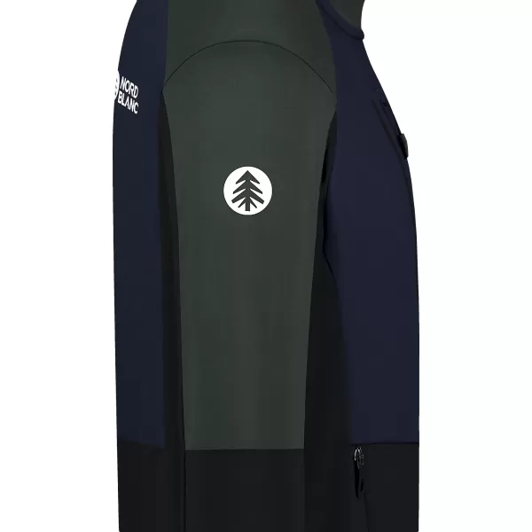  Hanorac powerfleece pentru bărbați NORDBLANC GROAN NBWFM8282 NEGRU 