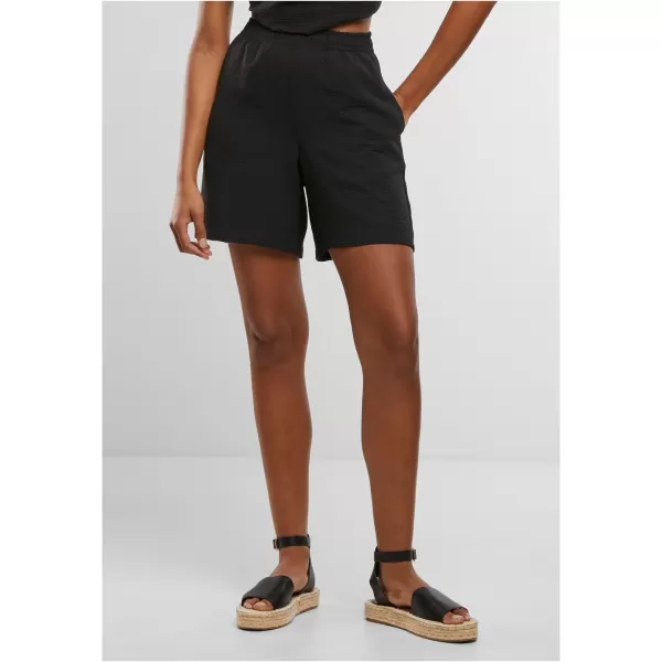  Pantaloni scurți de damă URBAN CLASSICS TB7522 NEGRU 