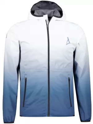 Jachetă softshell premium pentru bărbați ALTISPORT VOJ/ALM126JACK01 BLEUMARIN/ALB