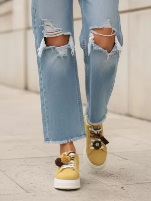 Pantofi de dama DSTREET ZY1417 CHIHLIMBAR