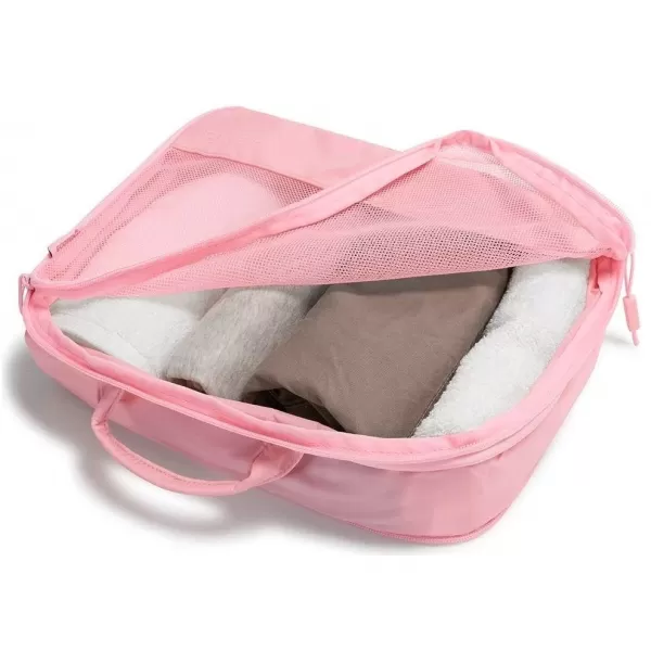  Valiză HEYS Ecotex Compression Packing Cube 4 Pc Set NISIP ROZ 