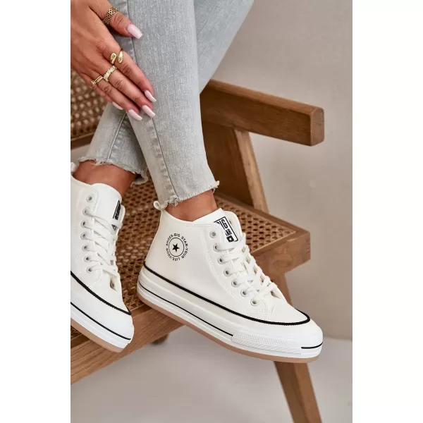  Adidași de damă BIG STAR OO274061 WHITE Pantofi Big Star 