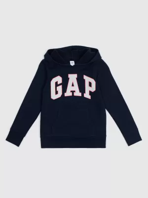 Hanorac pentru copii GAP PULLOVER LOGO HOODIE 849381-10 GALAXIE ALBASTRĂ