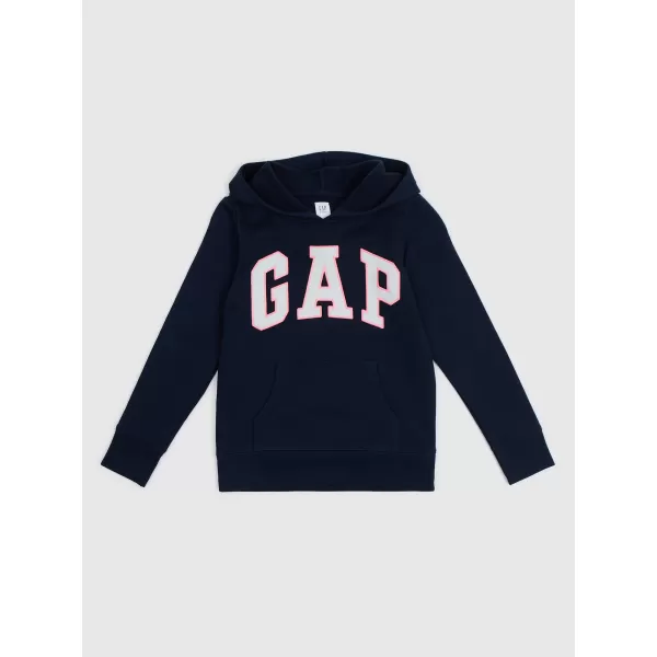  Hanorac pentru copii GAP PULLOVER LOGO HOODIE 849381-10 GALAXIE ALBASTRĂ 