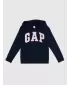 Hanorac pentru copii GAP PULLOVER LOGO HOODIE 849381-10 GALAXIE ALBASTRĂ