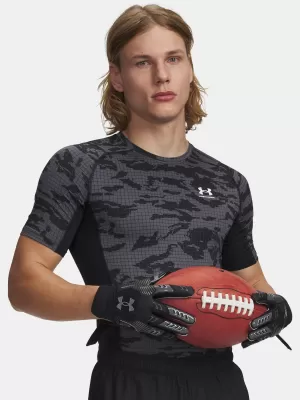 Tricou pentru bărbați UNDER ARMOUR HG PRINTED SS 6009657-001 NEGRU