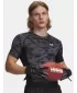 Tricou pentru bărbați UNDER ARMOUR HG PRINTED SS 6009657-001 NEGRU
