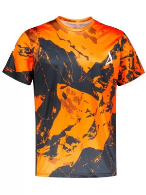 Tricou premium pentru bărbați ALTISPORT VOJ/ALM131TR01 PORTOCALIU/NEGRU